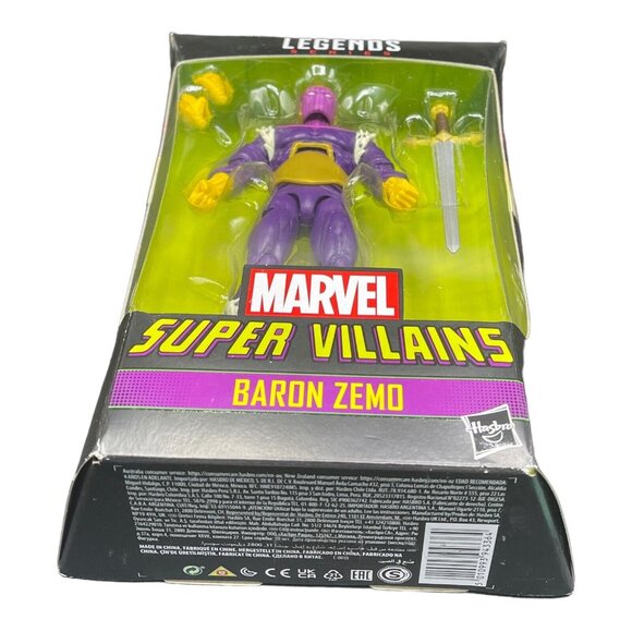 Hasbro Marvel Legends BARON ZEMO  6" Figure Walgreens Exclusive NEW - Picture 2 of 9